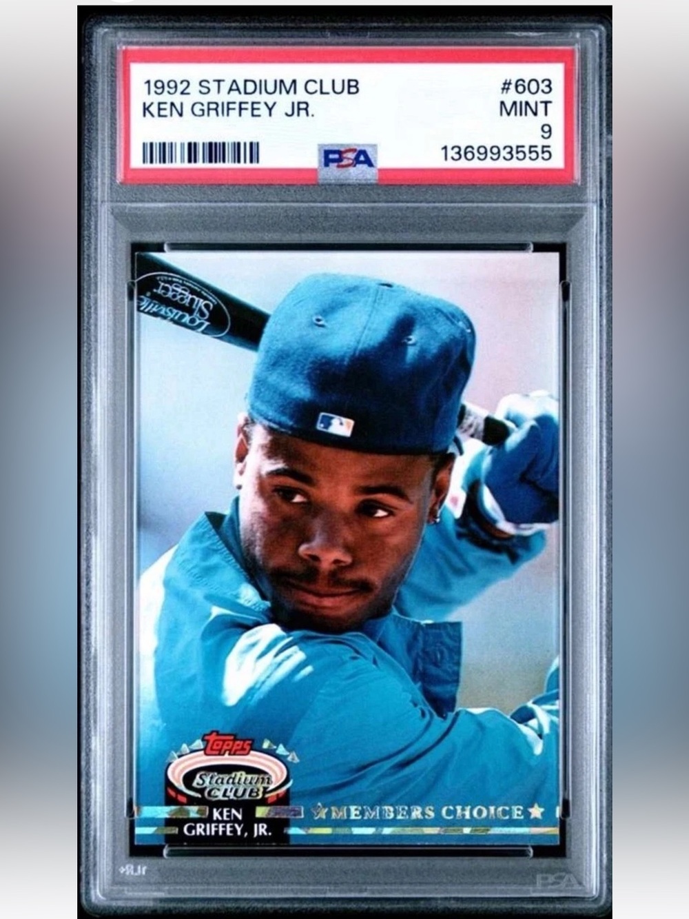 1992 Topps Stadium Club - Members Choice Ken Griffey Jr #603 - PSA 9